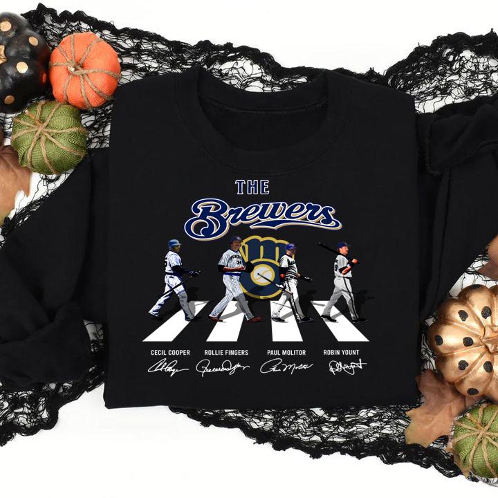 The Brewers Abbey Road Signatures t-shirt sweatshirt