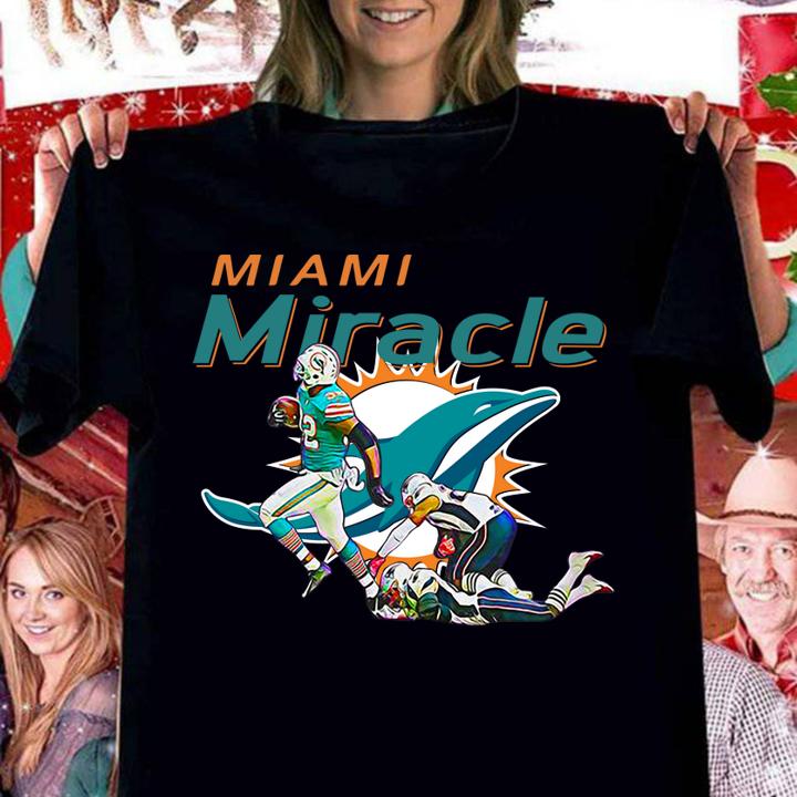 Original The Miami Miracle Kenyan Drake Beats The Patriots t-shirt woman shirt