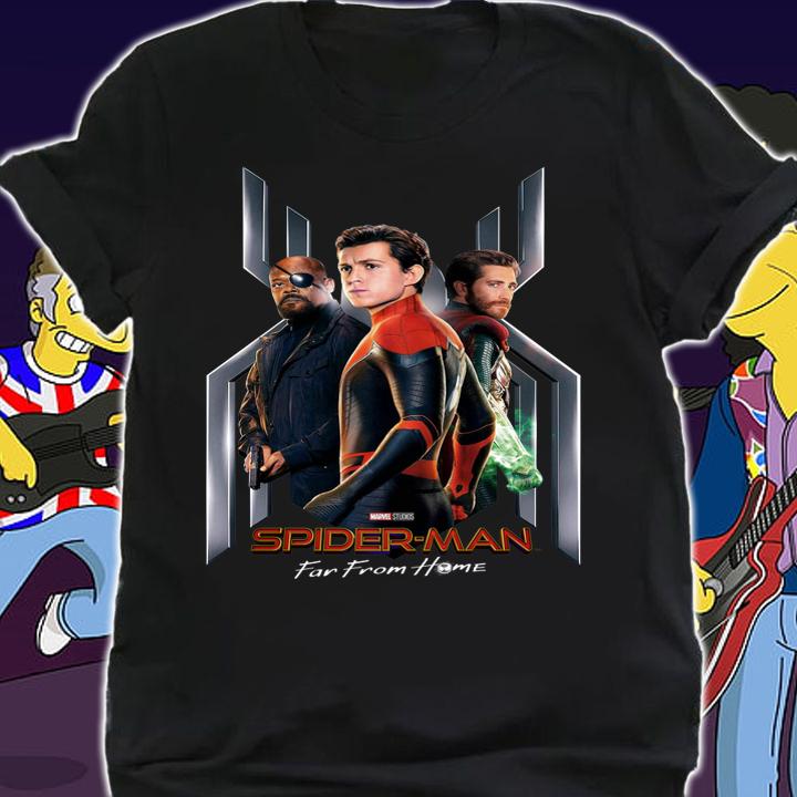 Marvel Spider Man Far From Home Poster Spiderman t-shirt shirt