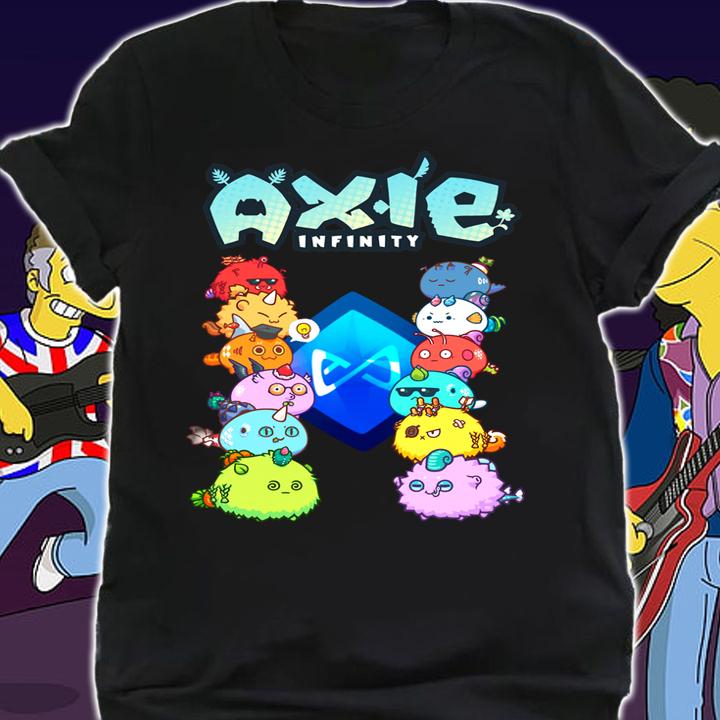 Axie Infinity NFT Trending Axie Infinity Characters Crypto t-shirt shirt