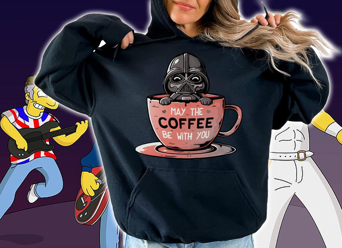 Darth Vader may the coffee be with you Star Wars t-shirt hoodie