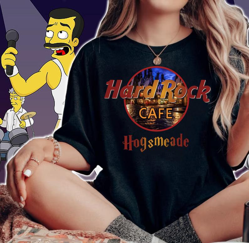Hogsmeade Harry Potter Hard Rock Cafe t-shirt woman shirt