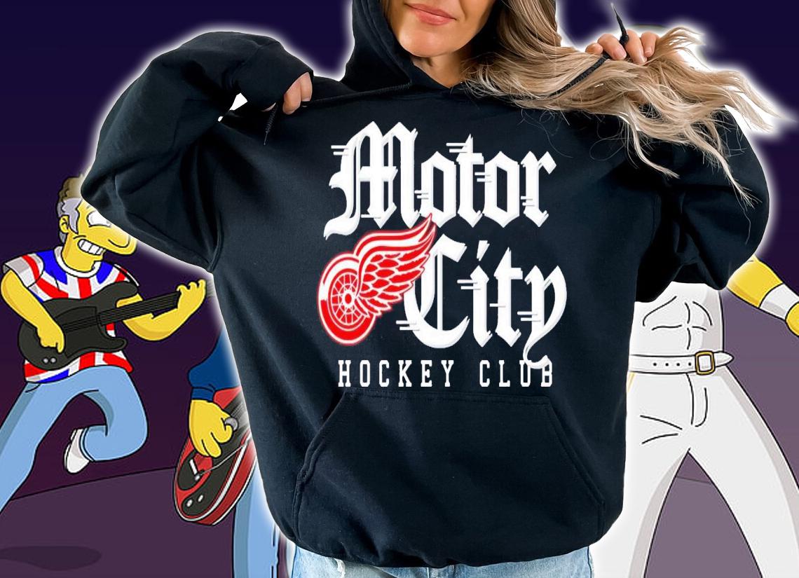 Detroit Red Wings motor city hockey club t-shirt hoodie