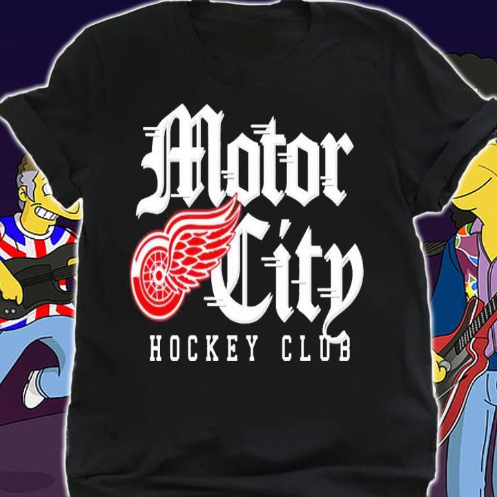 Detroit Red Wings motor city hockey club t-shirt shirt