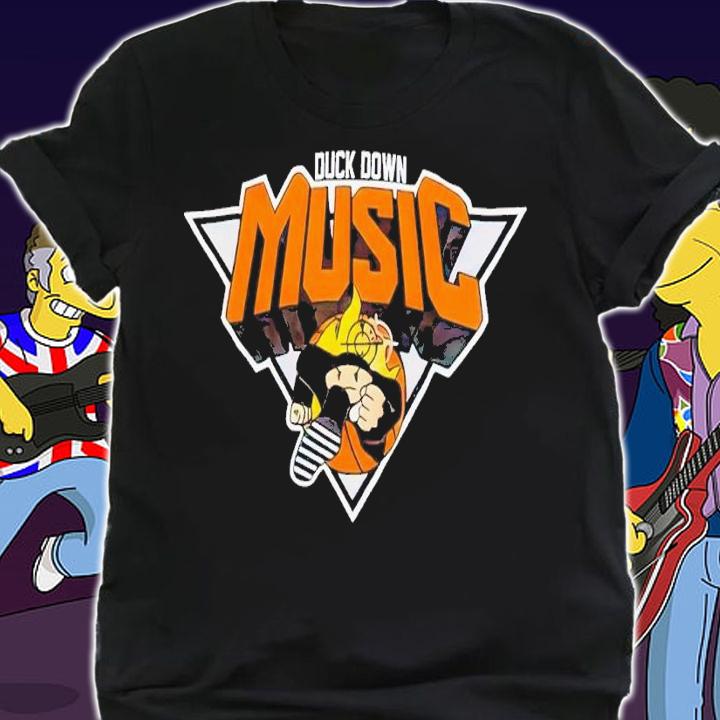 Duck down music t-shirt shirt