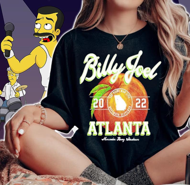 Billy Joel 11-11-22 Atlanta Event shirt t-shirt woman shirt