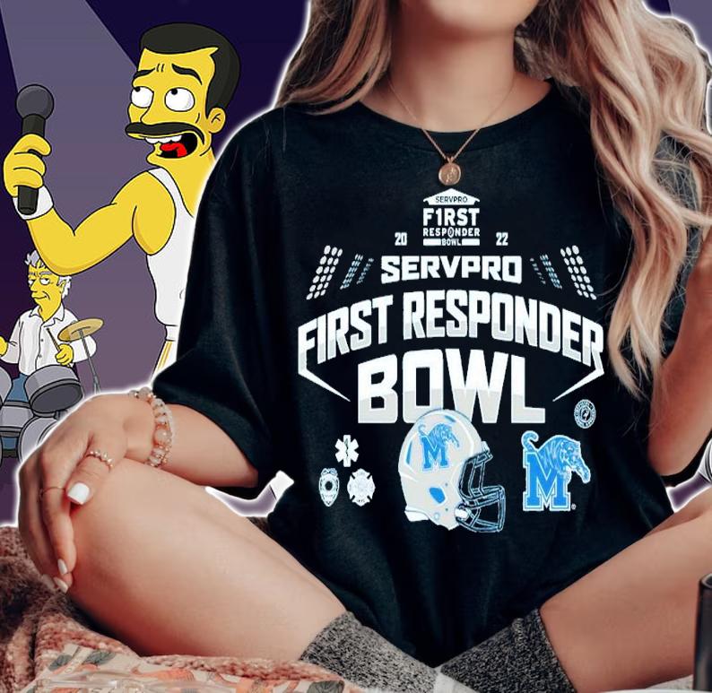 2022 Servpro First Responder Bowl Memphis Tigers shirt t-shirt woman shirt