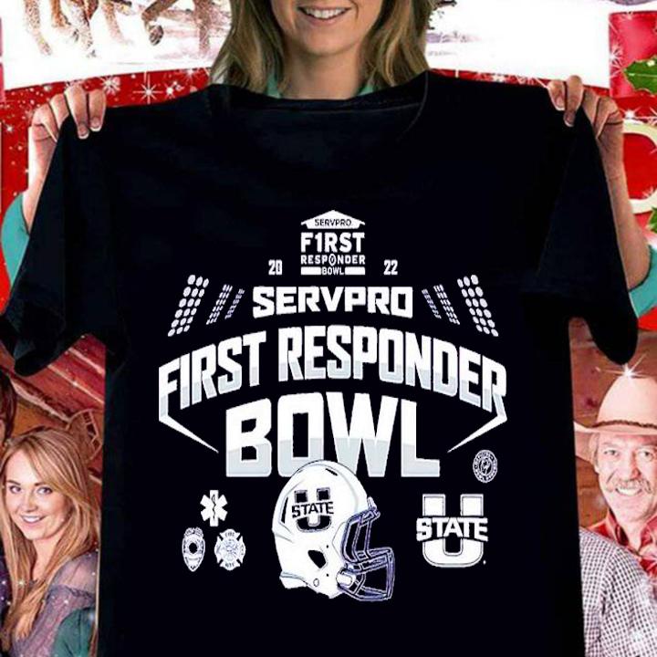 2022 Servpro First Responder Bowl Utah State Aggies shirt t-shirt woman shirt