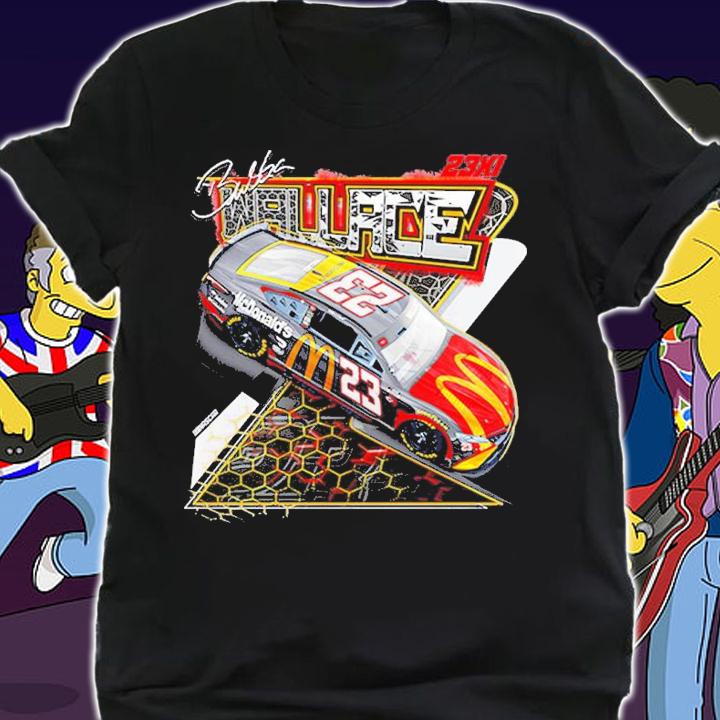 Bubba Wallace 23Xi Racing Mcdonalds Car Shirt t-shirt shirt