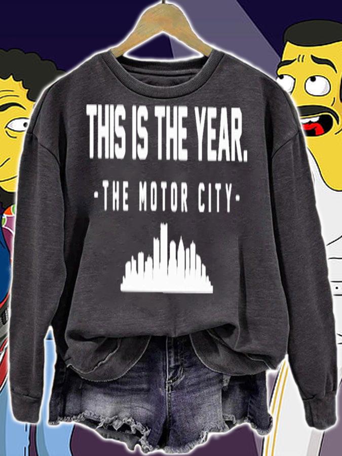 Evan Fox This Is The Year The Motor City T-Shirt t-shirt sweatshirt
