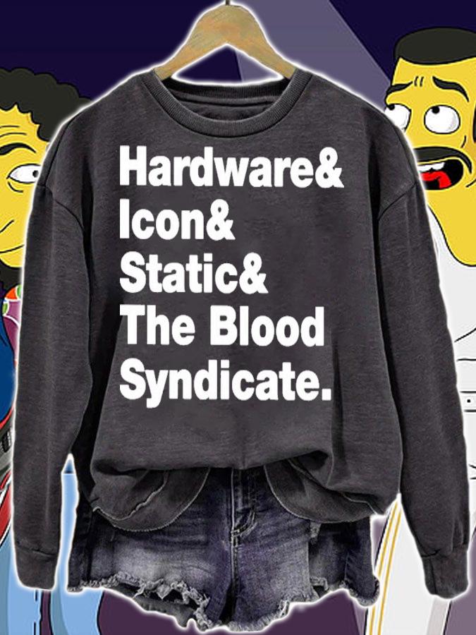 Hardware Icon Static And The Blood Syndicate Shirt t-shirt sweatshirt