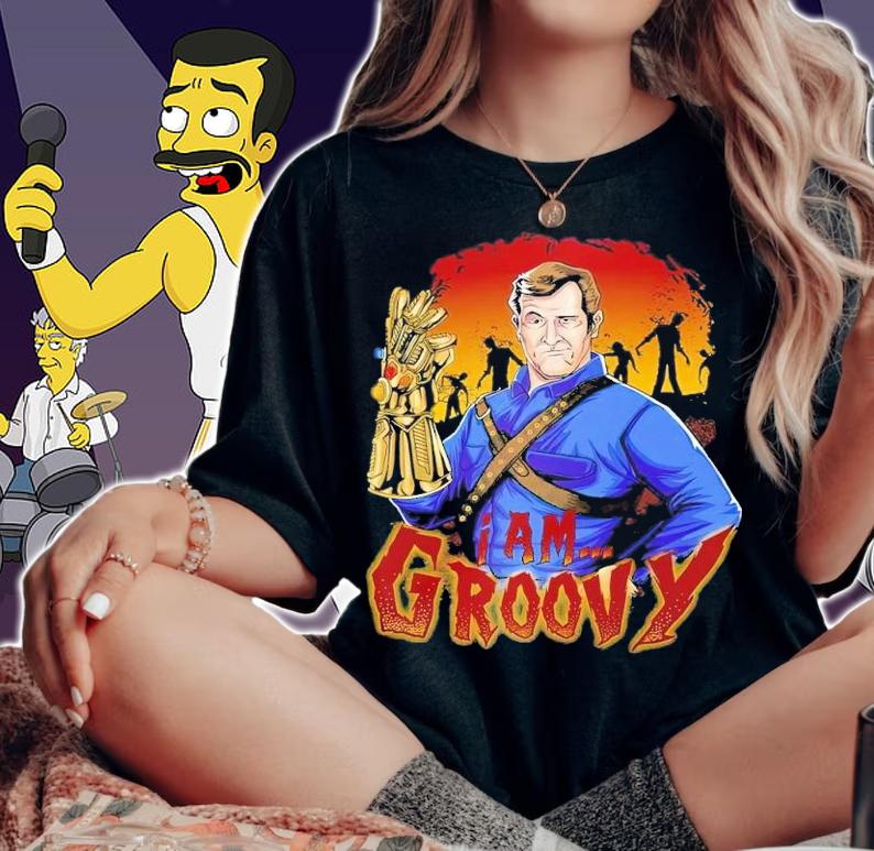I am Groovy shirt t-shirt woman shirt