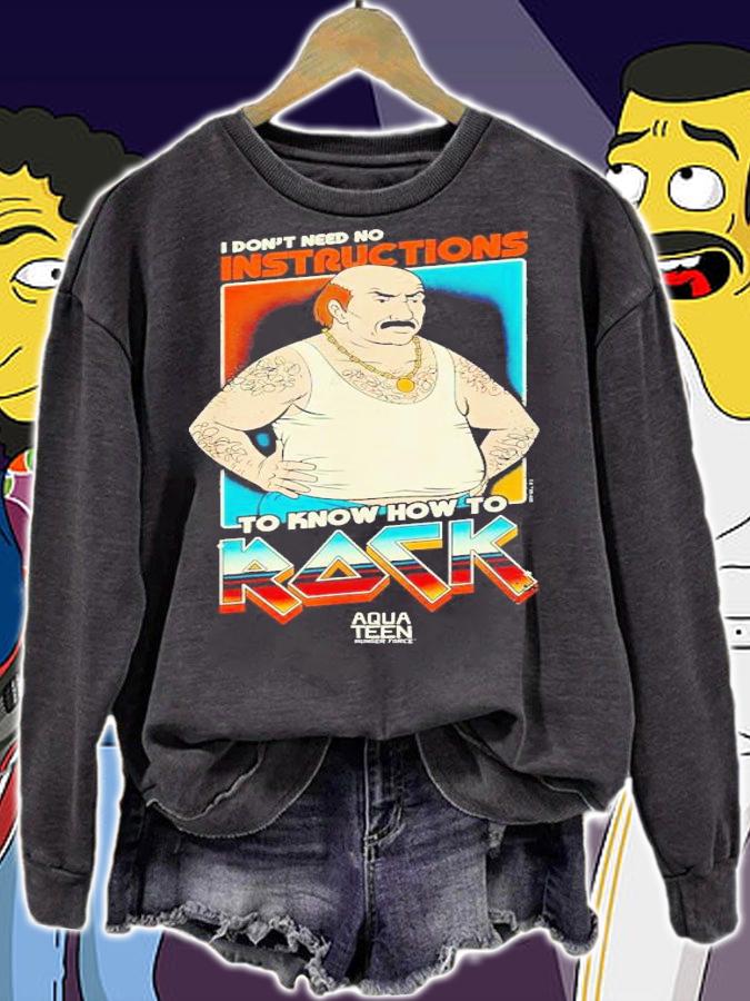 I don't need no instructions to know how to rock Aqua Teen Hunger Force shirt t-shirt sweatshirt