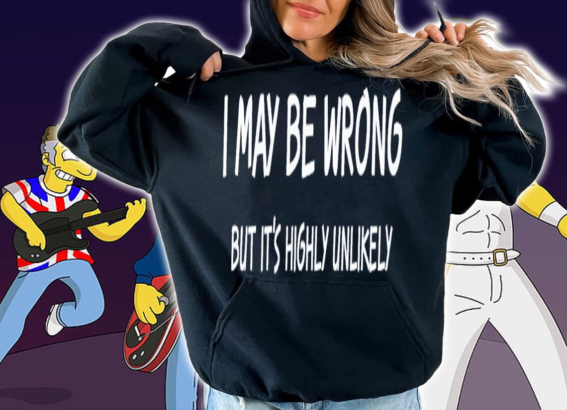 I may be wrong but it's highly unlikely shirt t-shirt hoodie