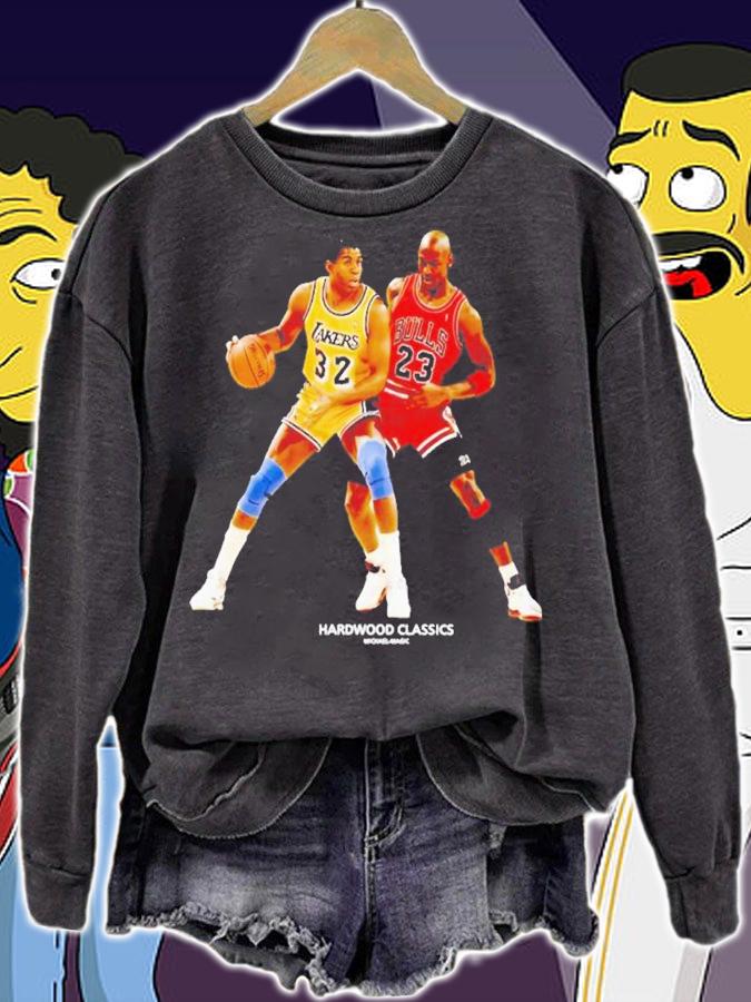 Hardwood Classics Magic Johnson Vs Michael Jordan shirt t-shirt sweatshirt