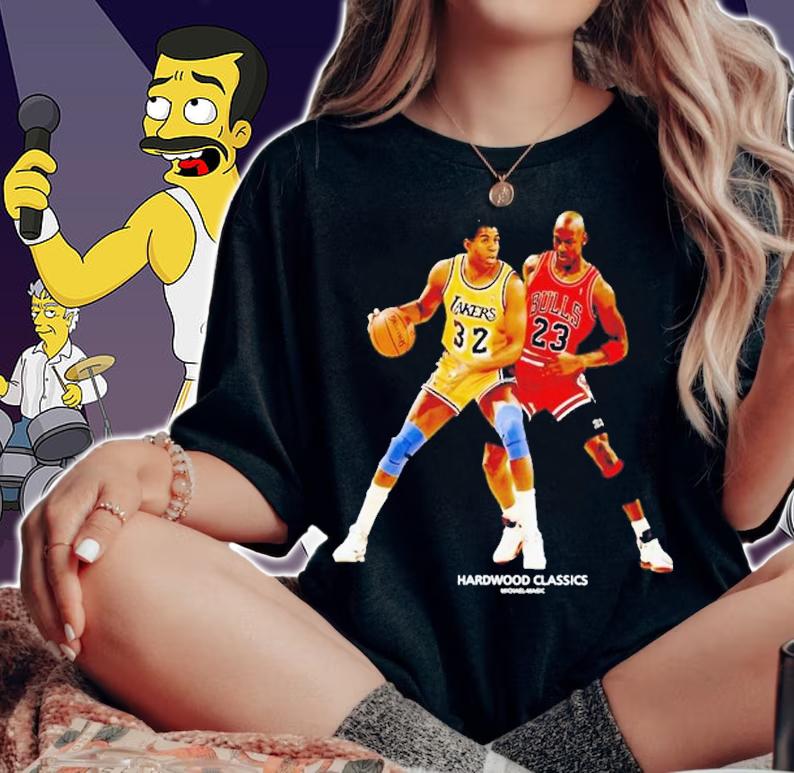 Hardwood Classics Magic Johnson Vs Michael Jordan shirt t-shirt woman shirt