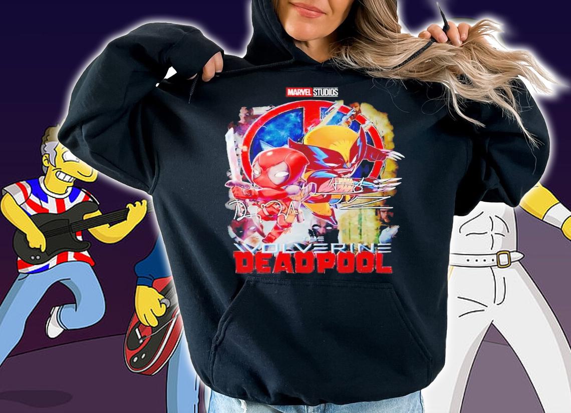 Marvel Studios The Wolverine Deadpool signatures shirt t-shirt hoodie