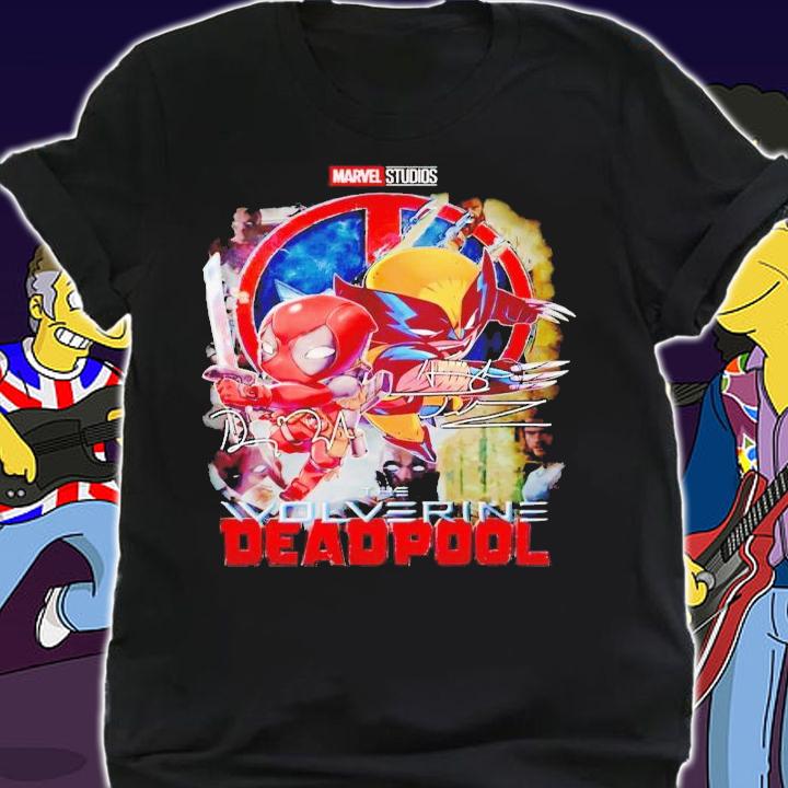 Marvel Studios The Wolverine Deadpool signatures shirt t-shirt shirt