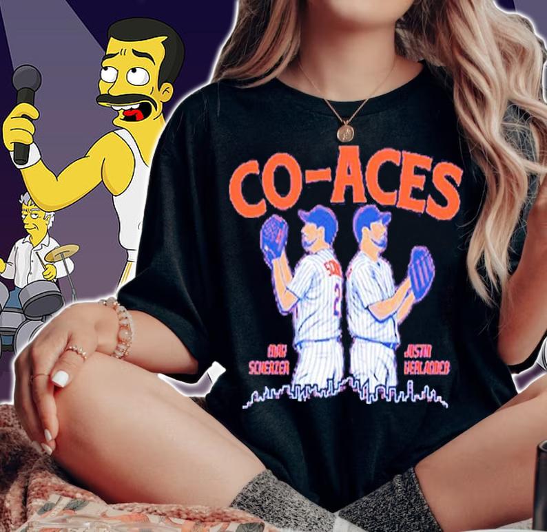 Max Scherzer and Justin Verlander Co-Aces shirt t-shirt woman shirt