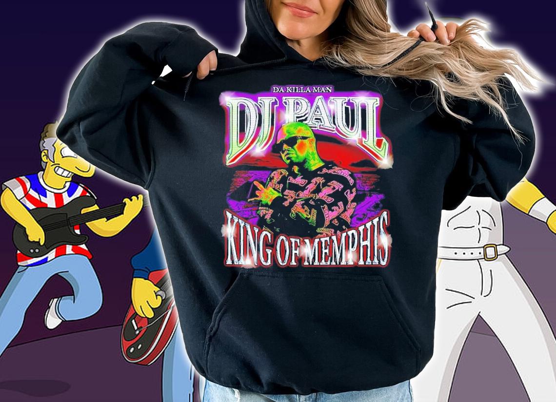 Men's DJ Paul King Of Memphis shirt t-shirt hoodie