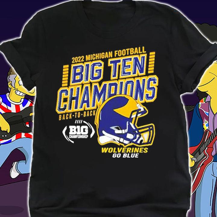 Michigan Football 2022 Back-To-Back Big Ten Champions Shirt t-shirt shirt