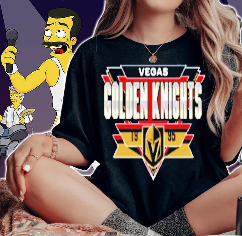 NHL Vegas Golden Knights Black Reverse 1995 Shirt t-shirt woman shirt
