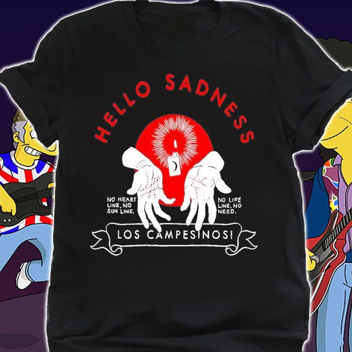 Los Campesinos Hello Sadness shirt t-shirt