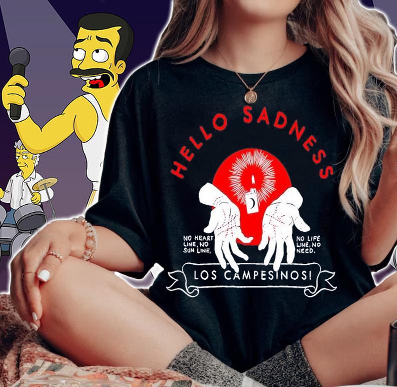 Los Campesinos Hello Sadness shirt t-shirt