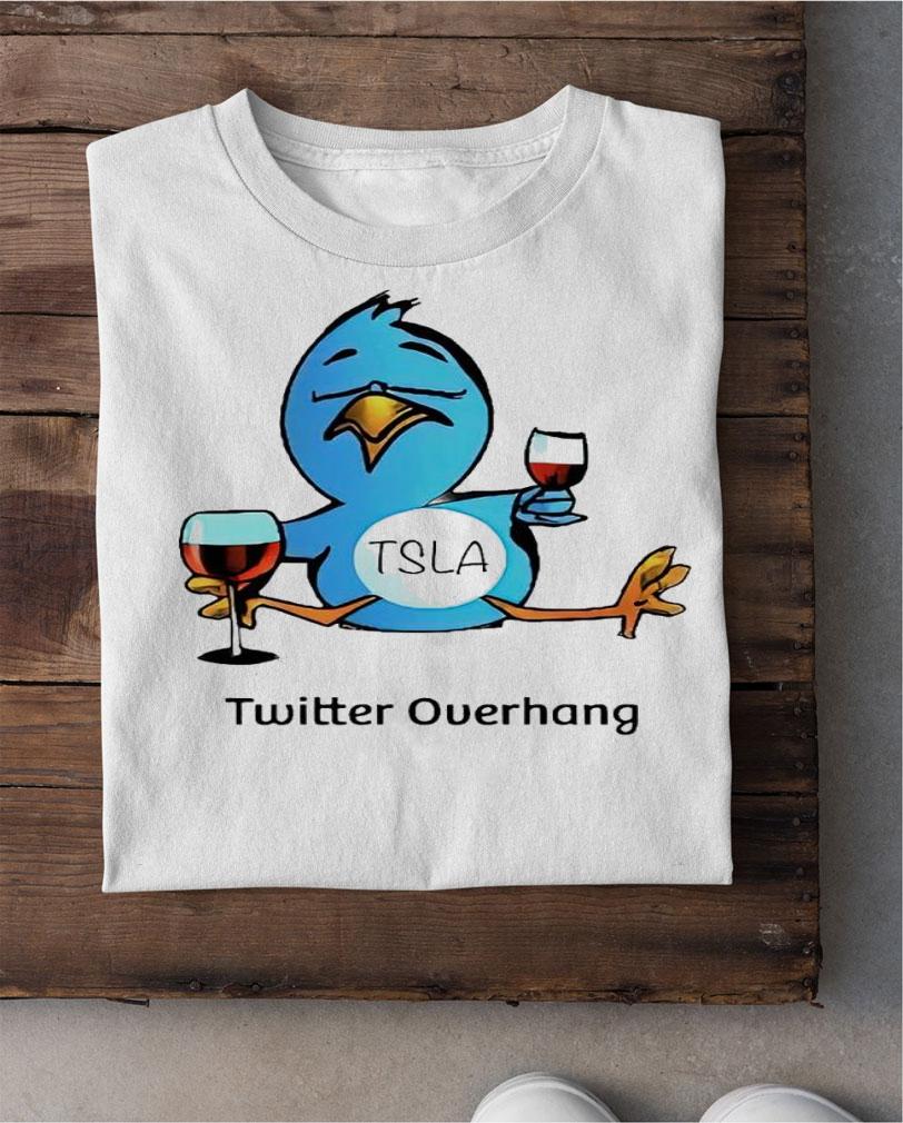 Twitter overhang shirt t-shirt