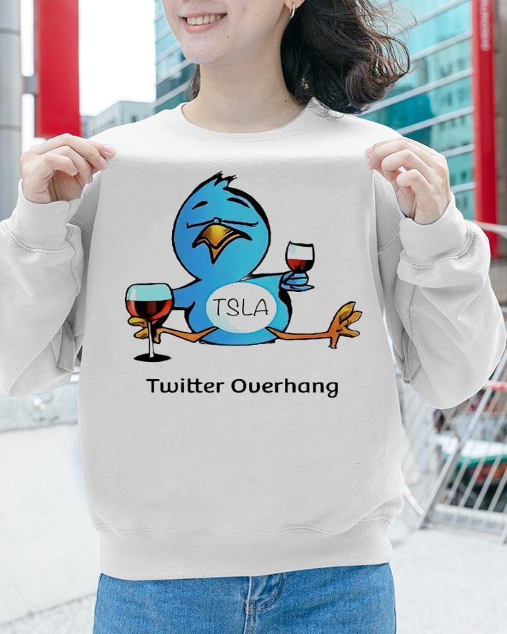 Twitter overhang shirt t-shirt
