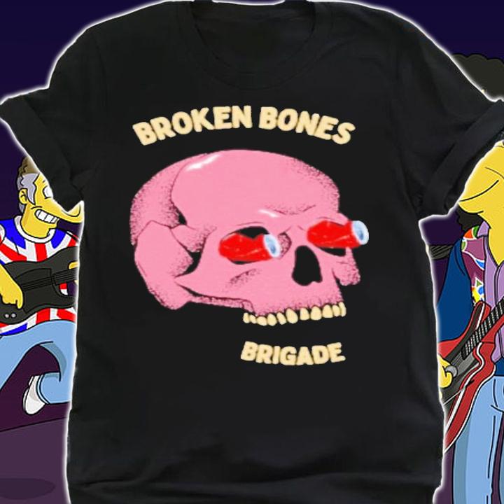 Broken bones brigade skate and beer shirt t-shirt