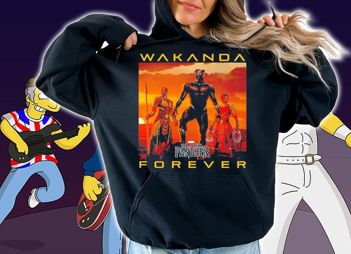 Marvel Black Panther 2018 Wakanda Forever shirt t-shirt
