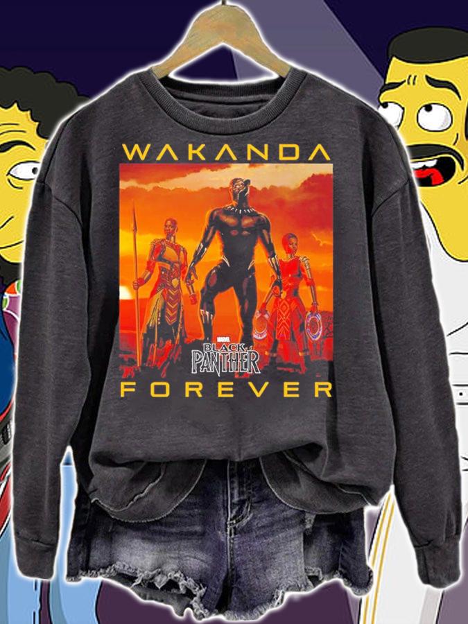 Marvel Black Panther 2018 Wakanda Forever shirt t-shirt