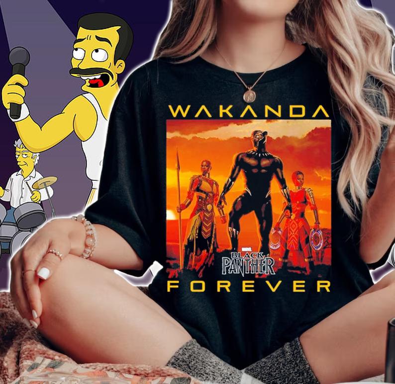 Marvel Black Panther 2018 Wakanda Forever shirt t-shirt