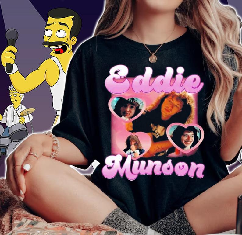 Stranger Thing Joseph Quinn Eddie Munson Vintage T-Shirt t-shirt