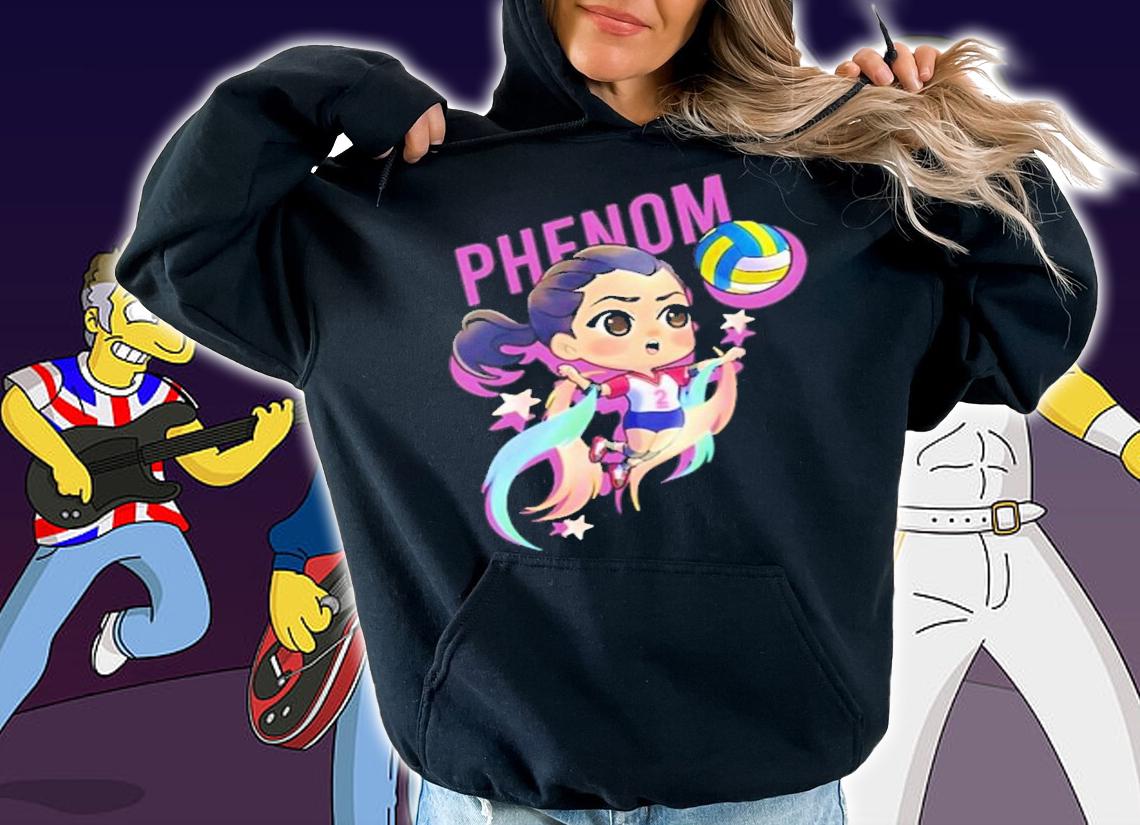 The Volley Phenom Chibi Volleyball T-Shirt t-shirt