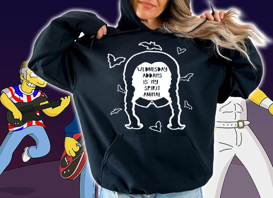 Wednesday Addams Is My Spirit Animal Halloween T-Shirt t-shirt