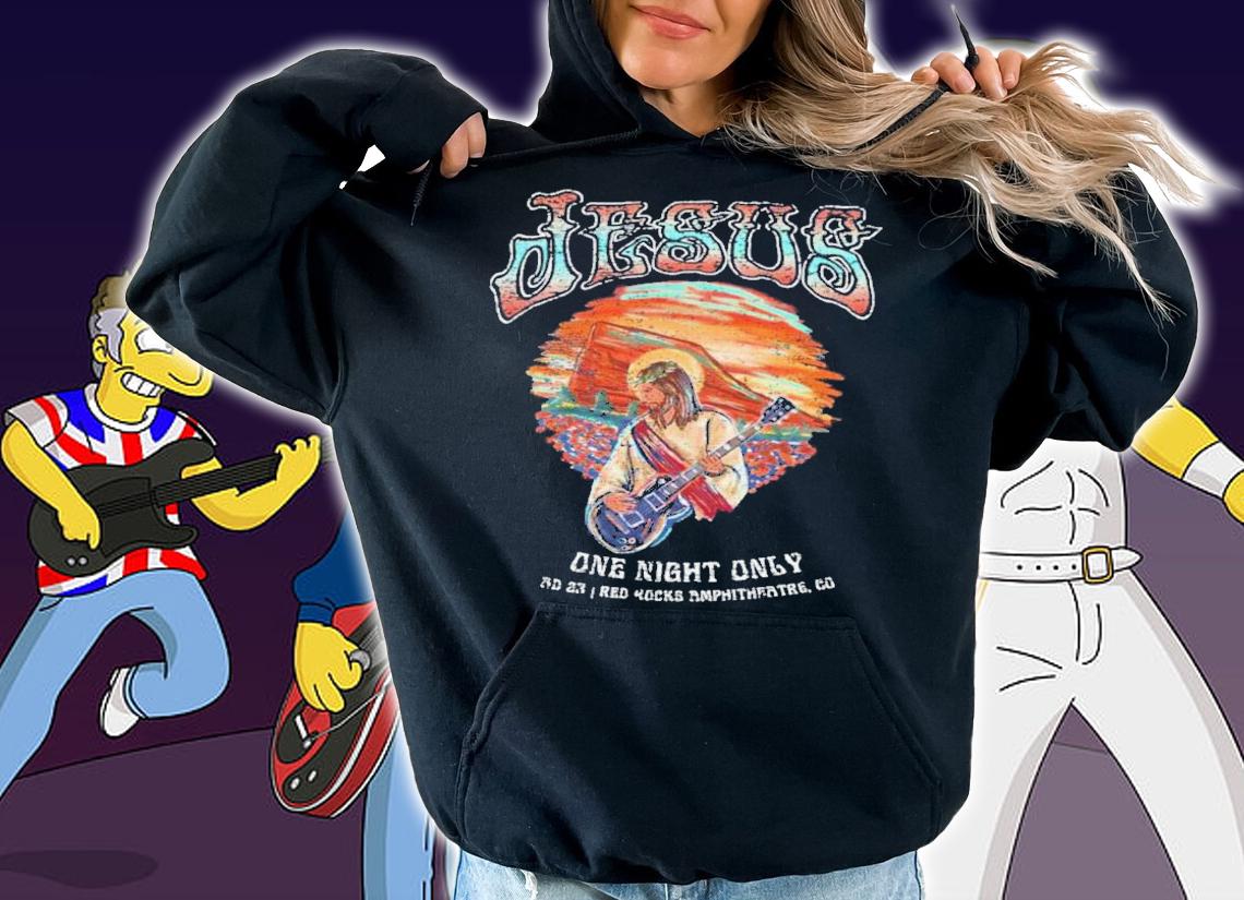 Big Cat Jesus At Red Rocks One Night Only Shirt t-shirt