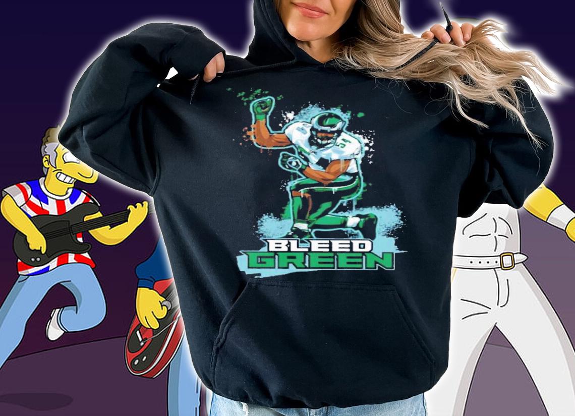 Bleed Green Jeremiah Trotter Nick Sirianni Shirt t-shirt hoodie