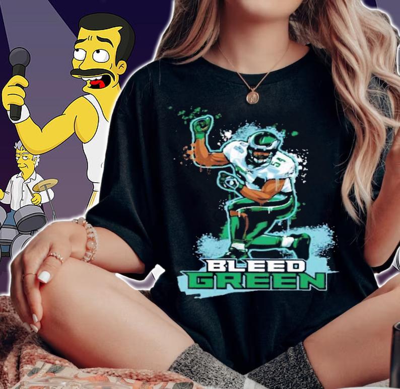 Bleed Green Jeremiah Trotter Nick Sirianni Shirt t-shirt woman shirt