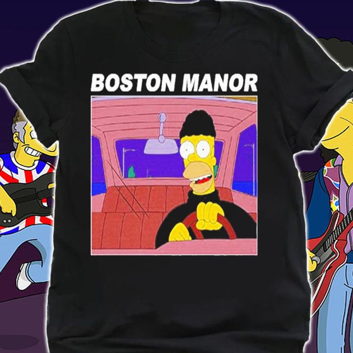 Boston Manor Homer Simpson Stealing Car Shirt t-shirt