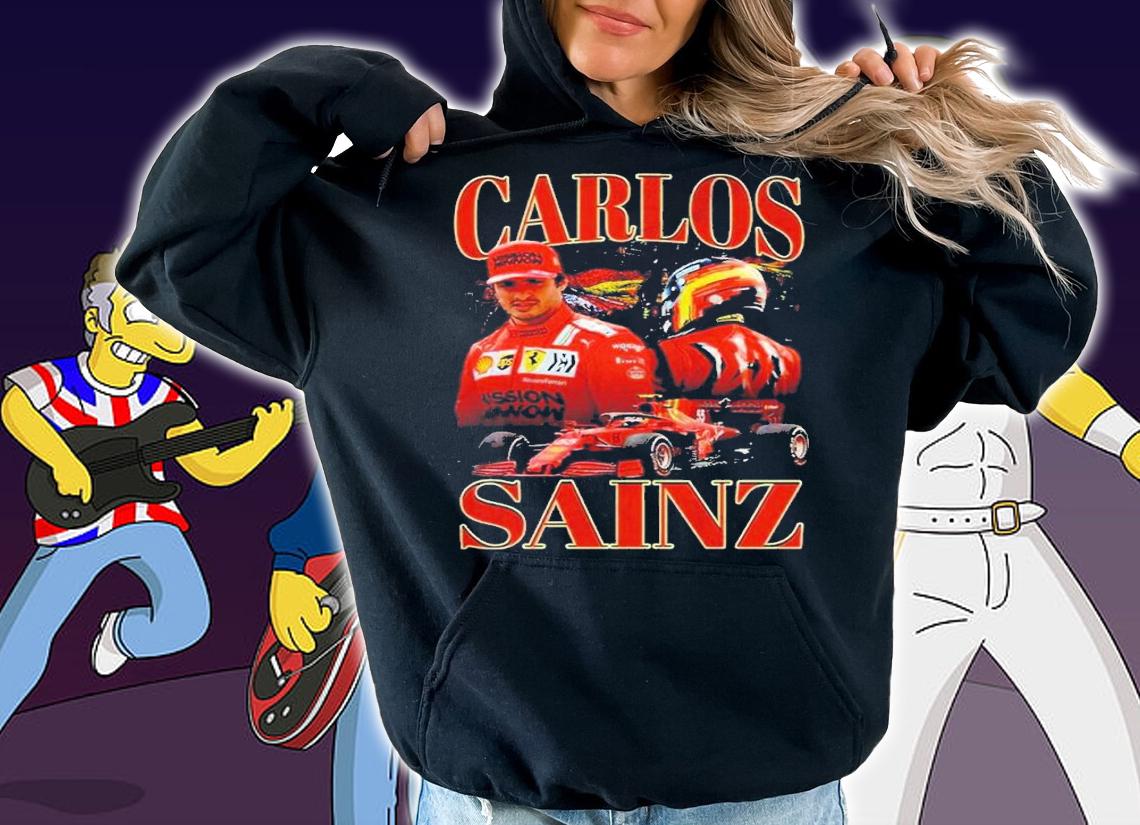 Carlos Sainz Formula 1 Racing Team Ferrari shirt t-shirt hoodie