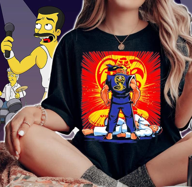 Raging Cobra Cobra Kai shirt t-shirt woman shirt