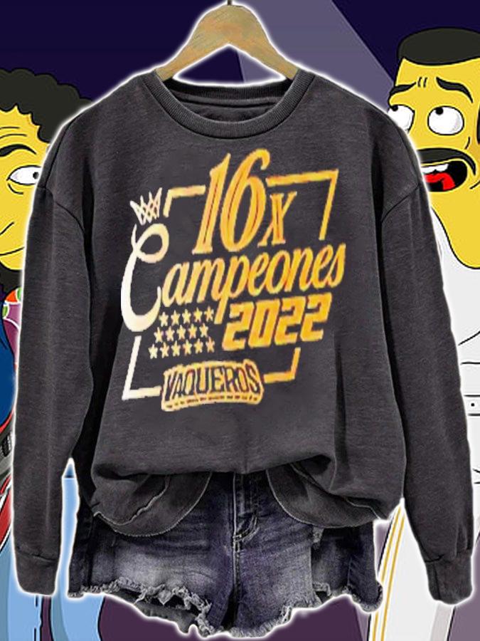 16x Campeones 2022 Vaqueros Shirt t-shirt