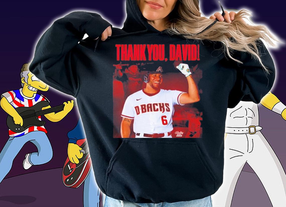 Arizona Diamondbacks Thank You David Peralta Shirt t-shirt