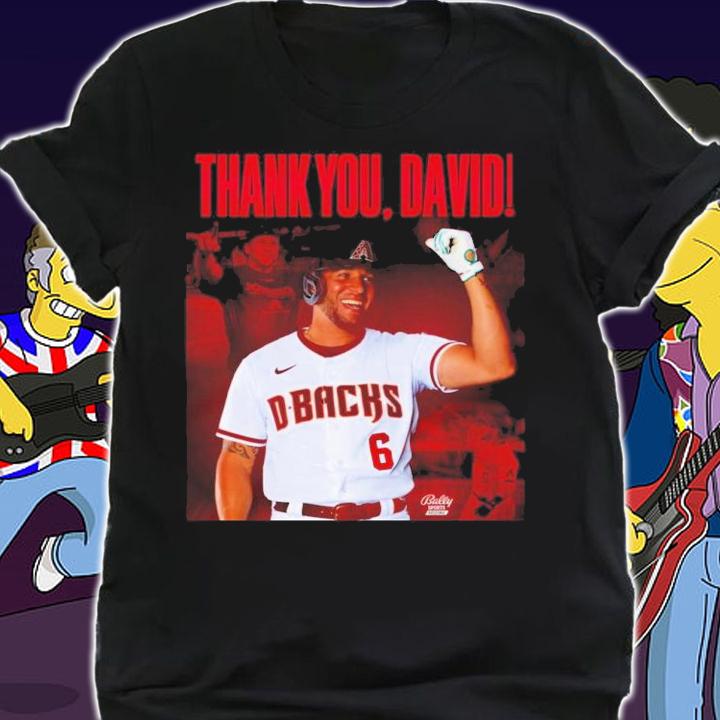 Arizona Diamondbacks Thank You David Peralta Shirt t-shirt