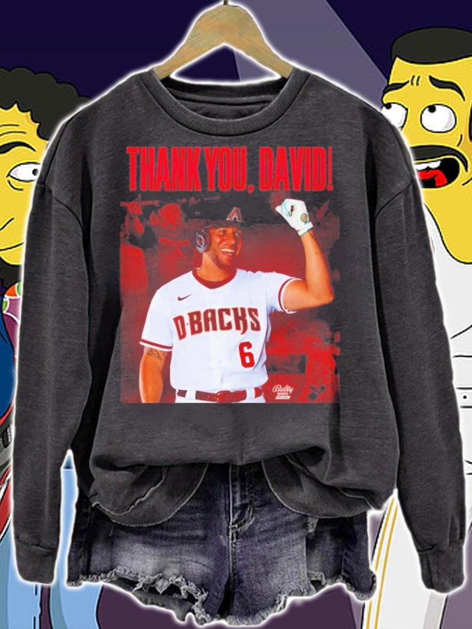 Arizona Diamondbacks Thank You David Peralta Shirt t-shirt