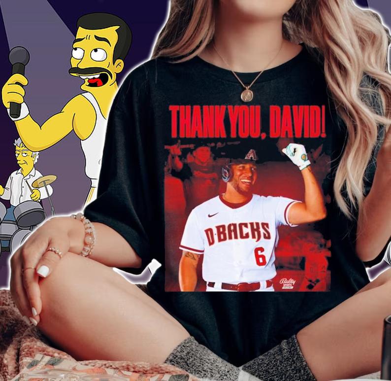 Arizona Diamondbacks Thank You David Peralta Shirt t-shirt