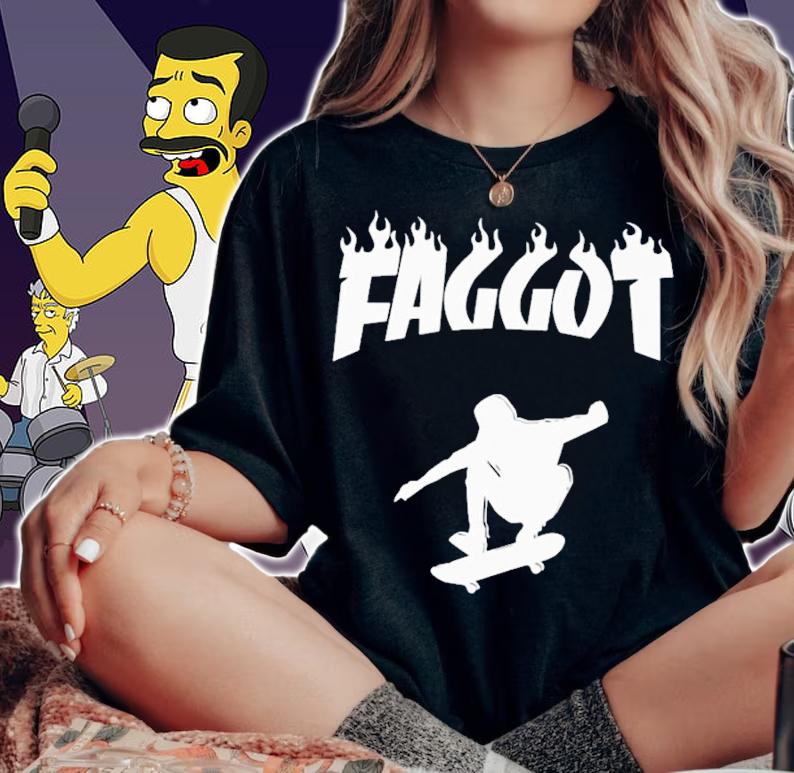 Bimbo Faggot Sk8r T-Shirt t-shirt