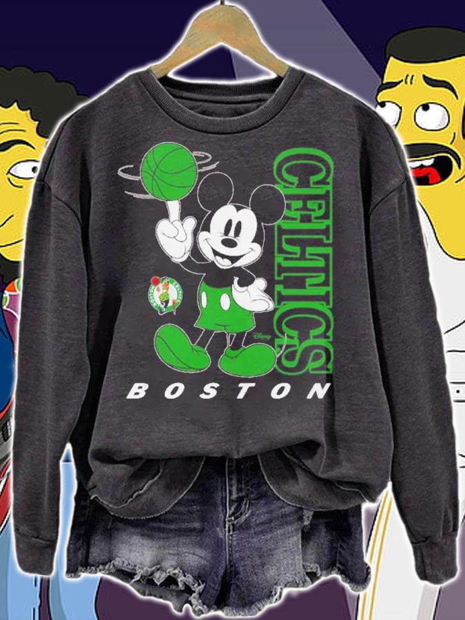 Boston Celtics Junk Food Disney Vintage Mickey Baller Shirt t-shirt